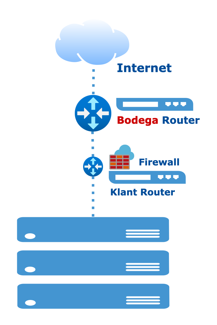 Geavanceerde netwerk setup met eigen router, VLAN's en meerdere externe IP adressen